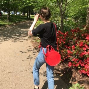 ANTHROPOLOGIE CIRCLE CROSSBODY